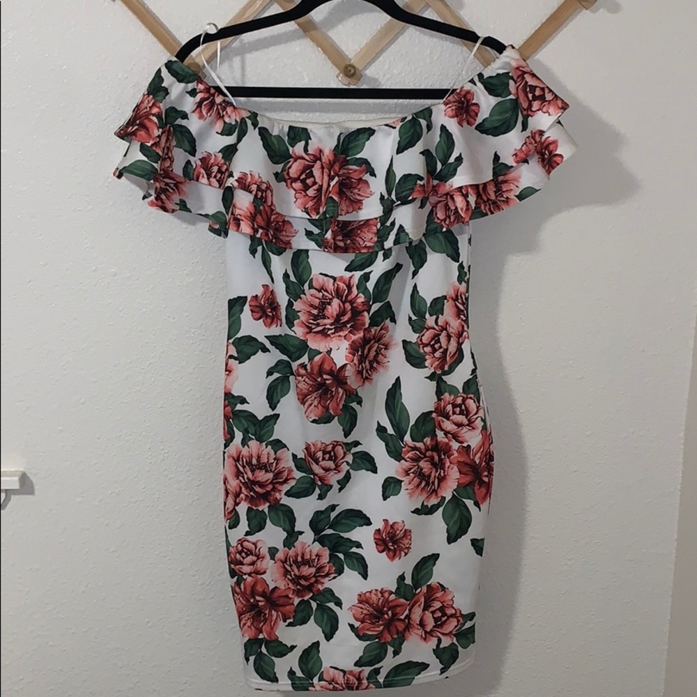 Tight fitting Floral dress